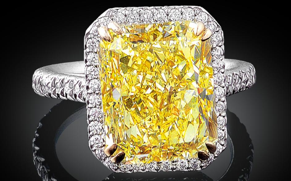 synthetic yellow diamond